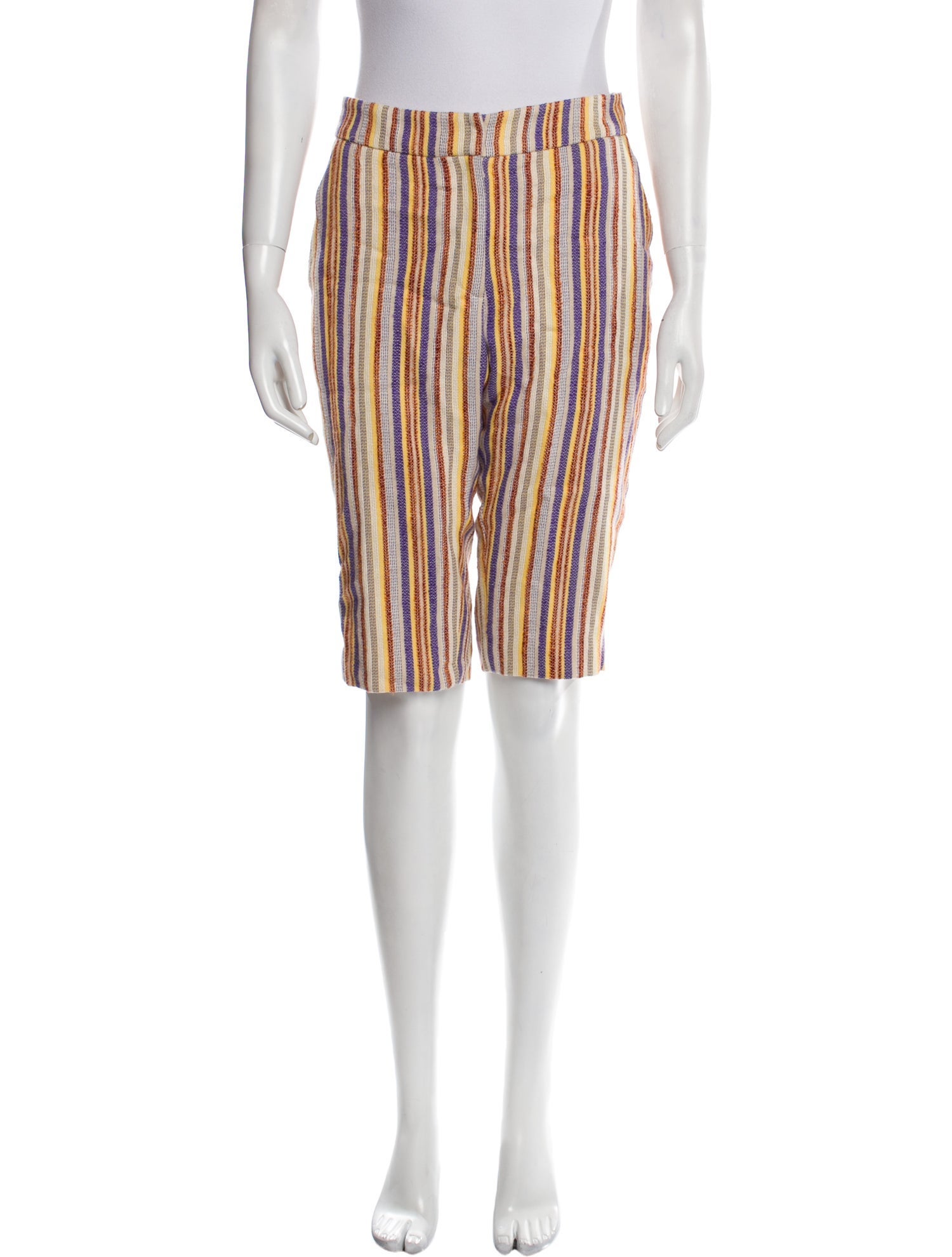 Douglas Hannant Striped Knee-Length Shorts