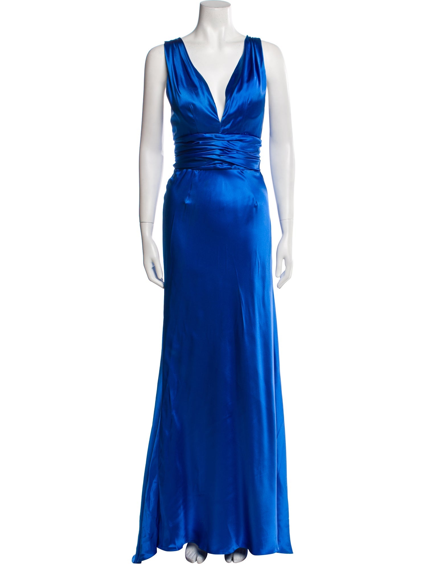 Douglas Hannant V-Neck Long Dress