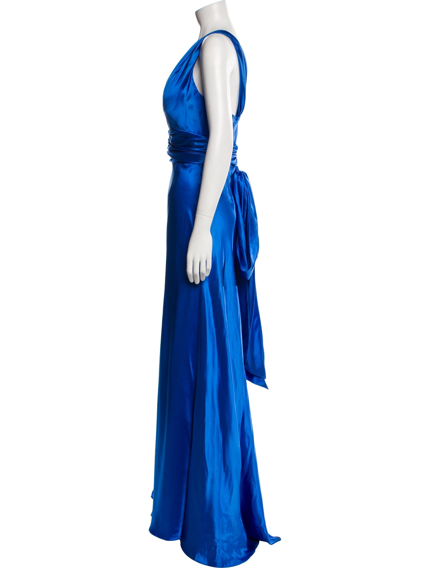 Douglas Hannant V-Neck Long Dress