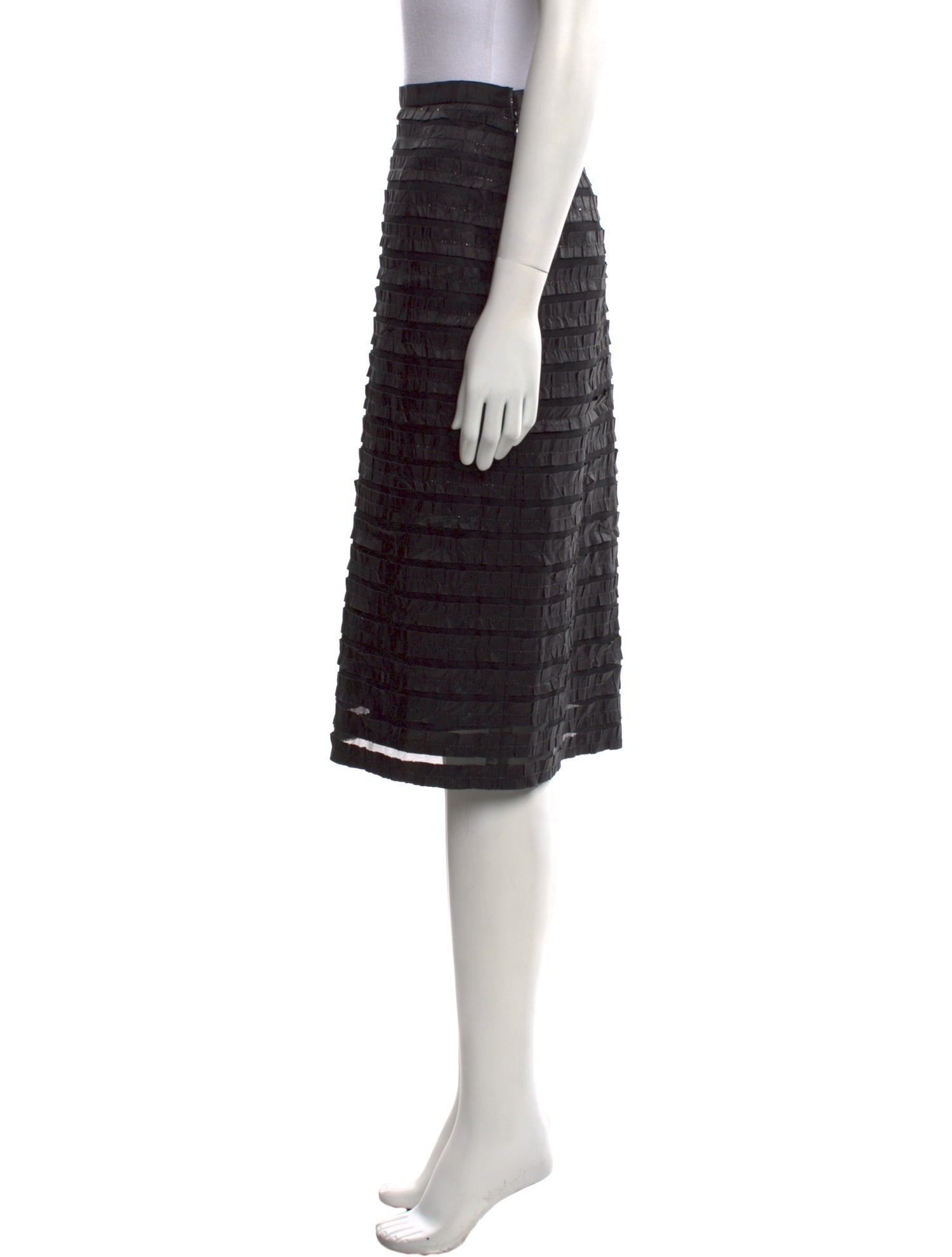 Douglas Hannant Linen Knee-Length Skirt