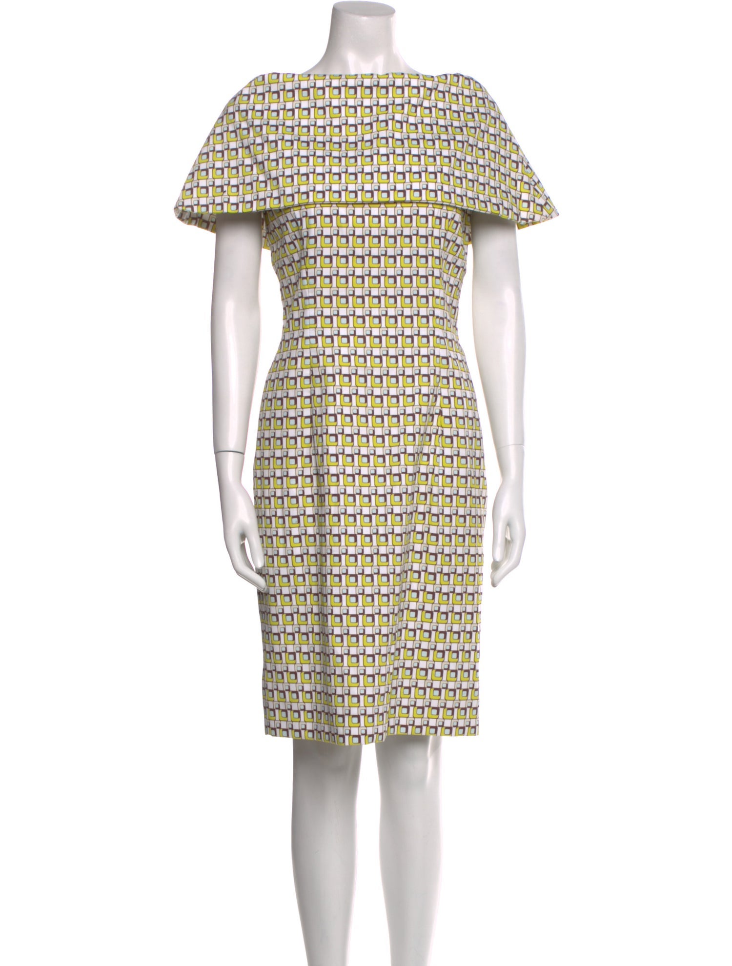 Douglas Hannant Printed Knee-Length Dress