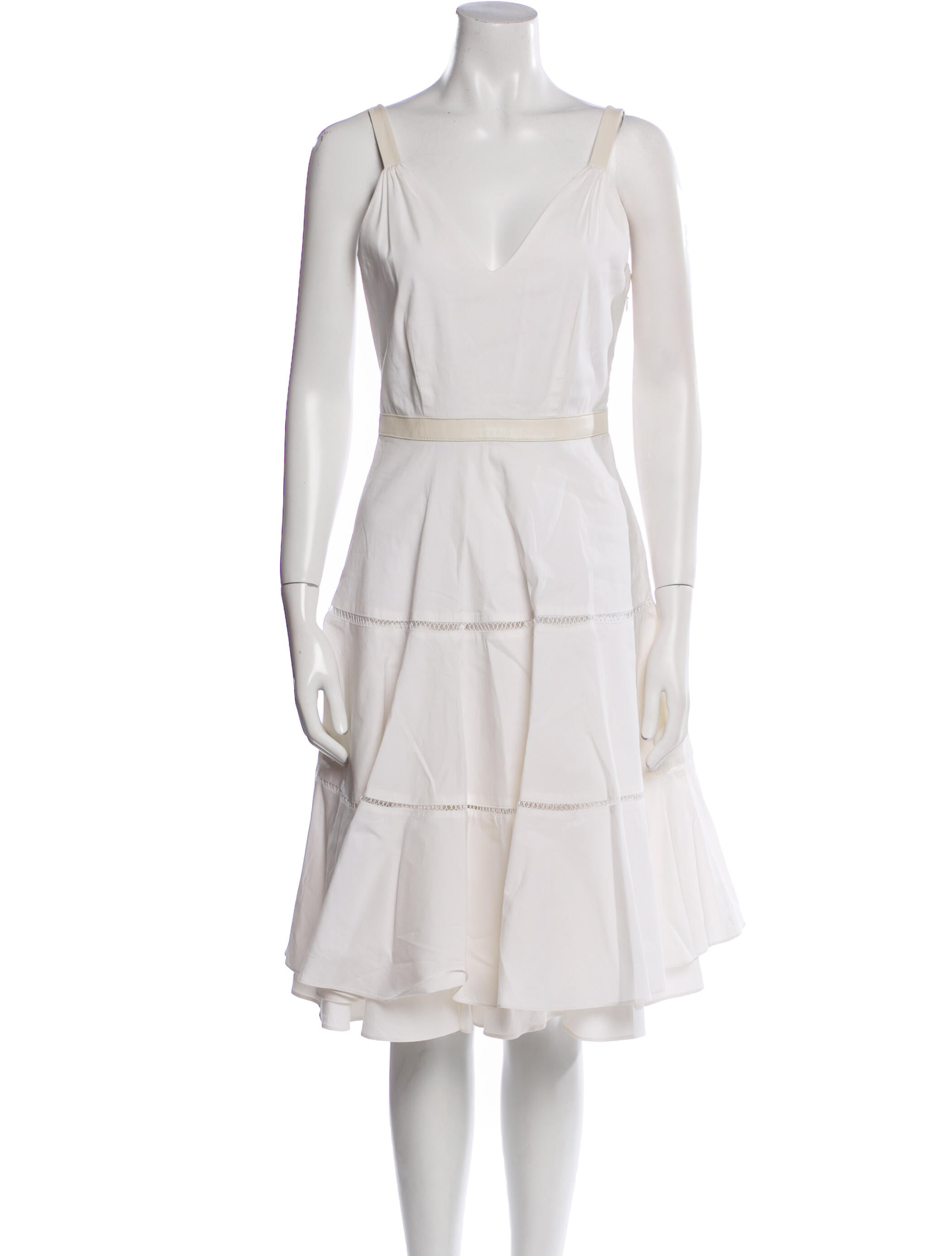 Douglas Hannant V-Neck Mini Dress