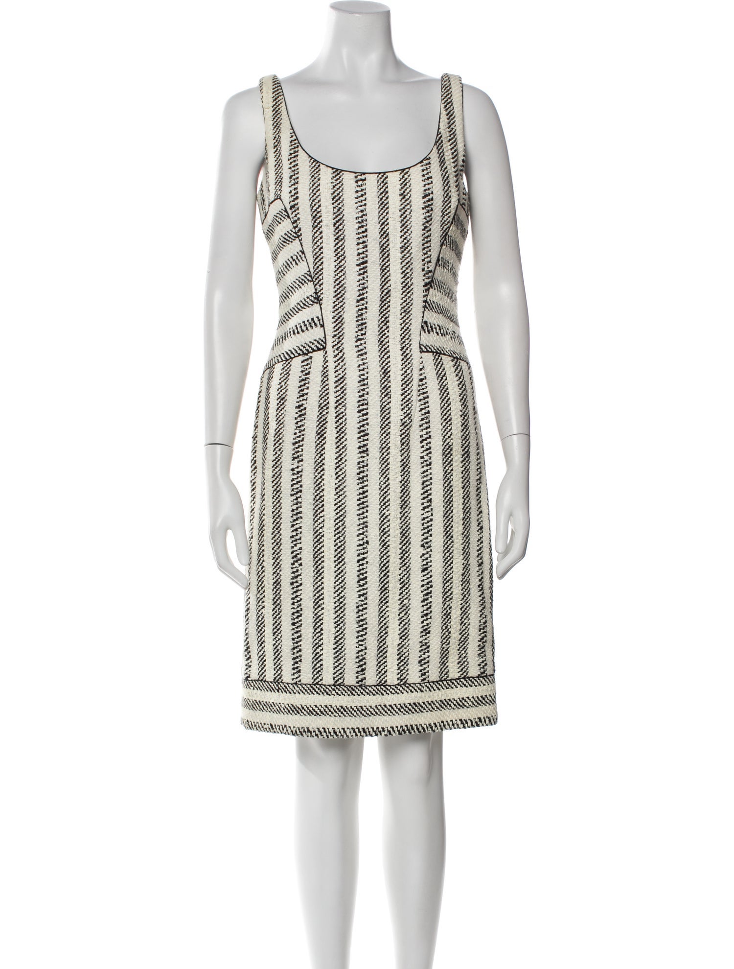 Douglas Hannant Striped Knee-Length Dress