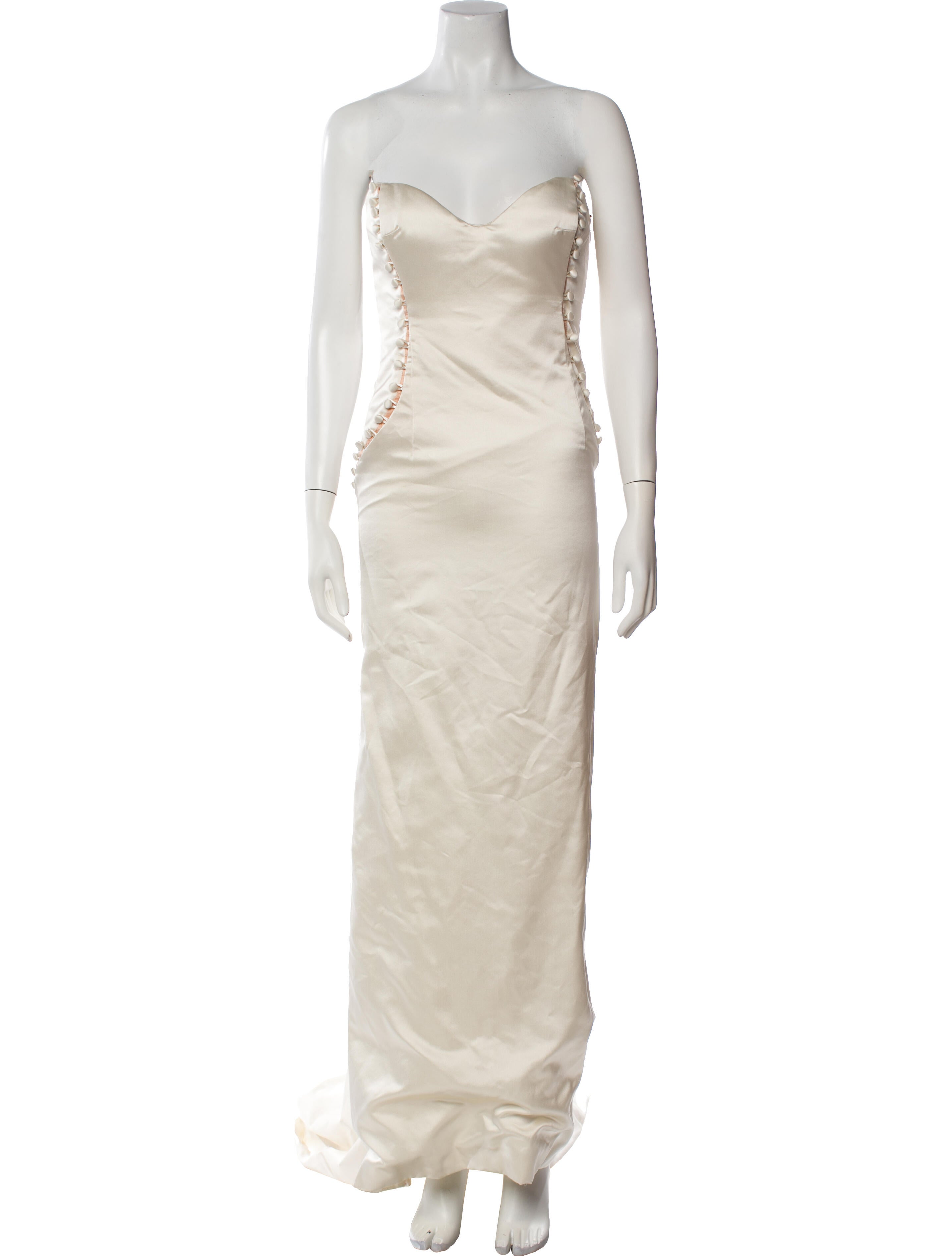 Douglas Hannant Strapless Long Dress
