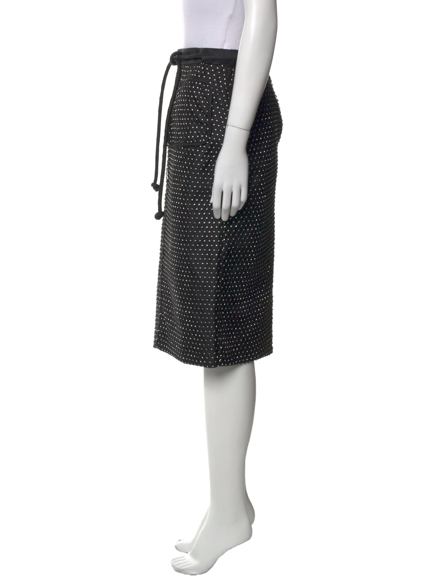 Douglas Hannant Silk Knee-Length Skirt