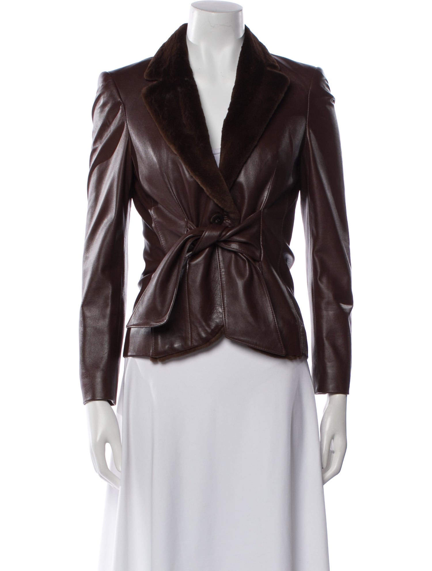 Douglas Hannant Leather Evening Jacket