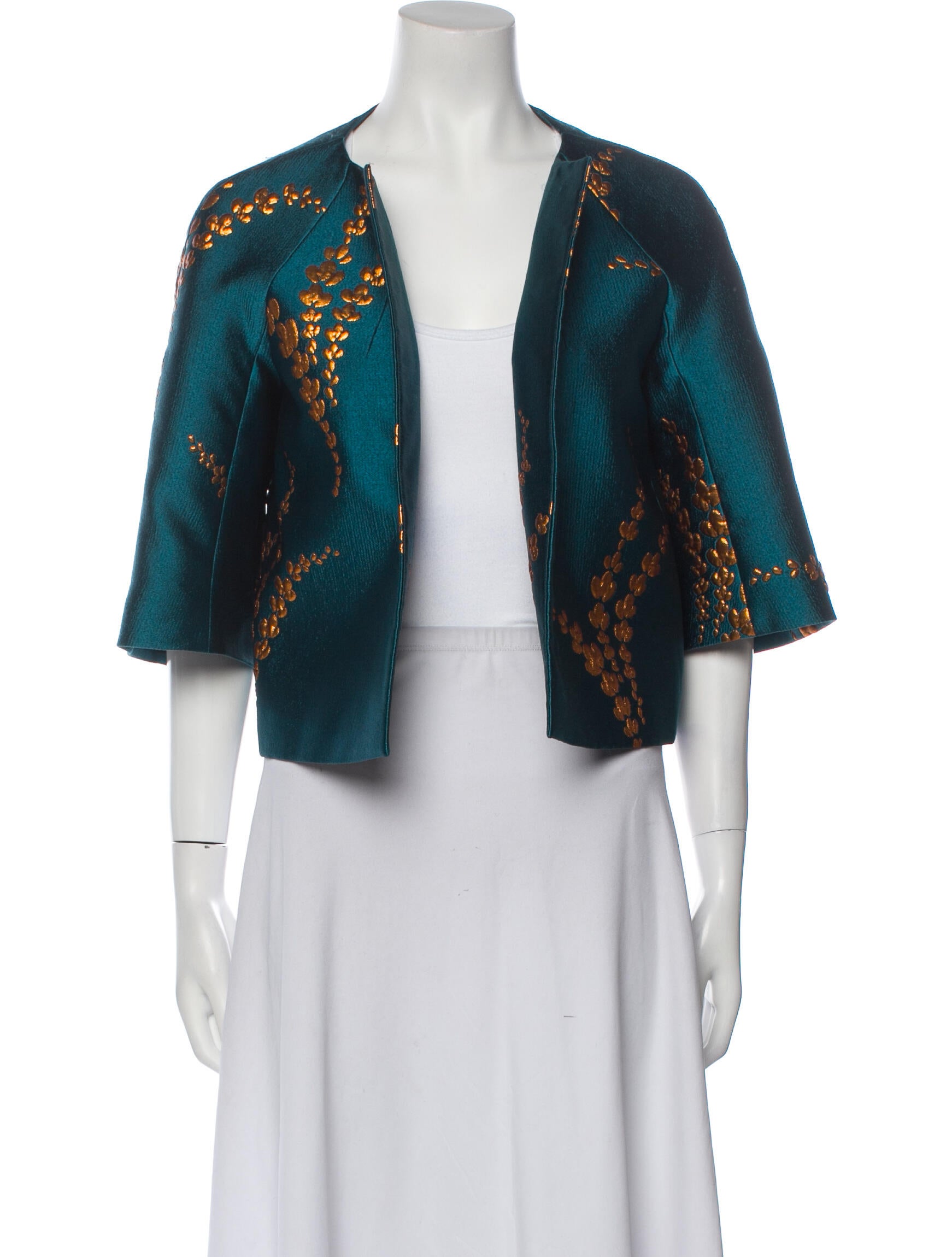 Dries Van Noten Patterned Evening Jacket