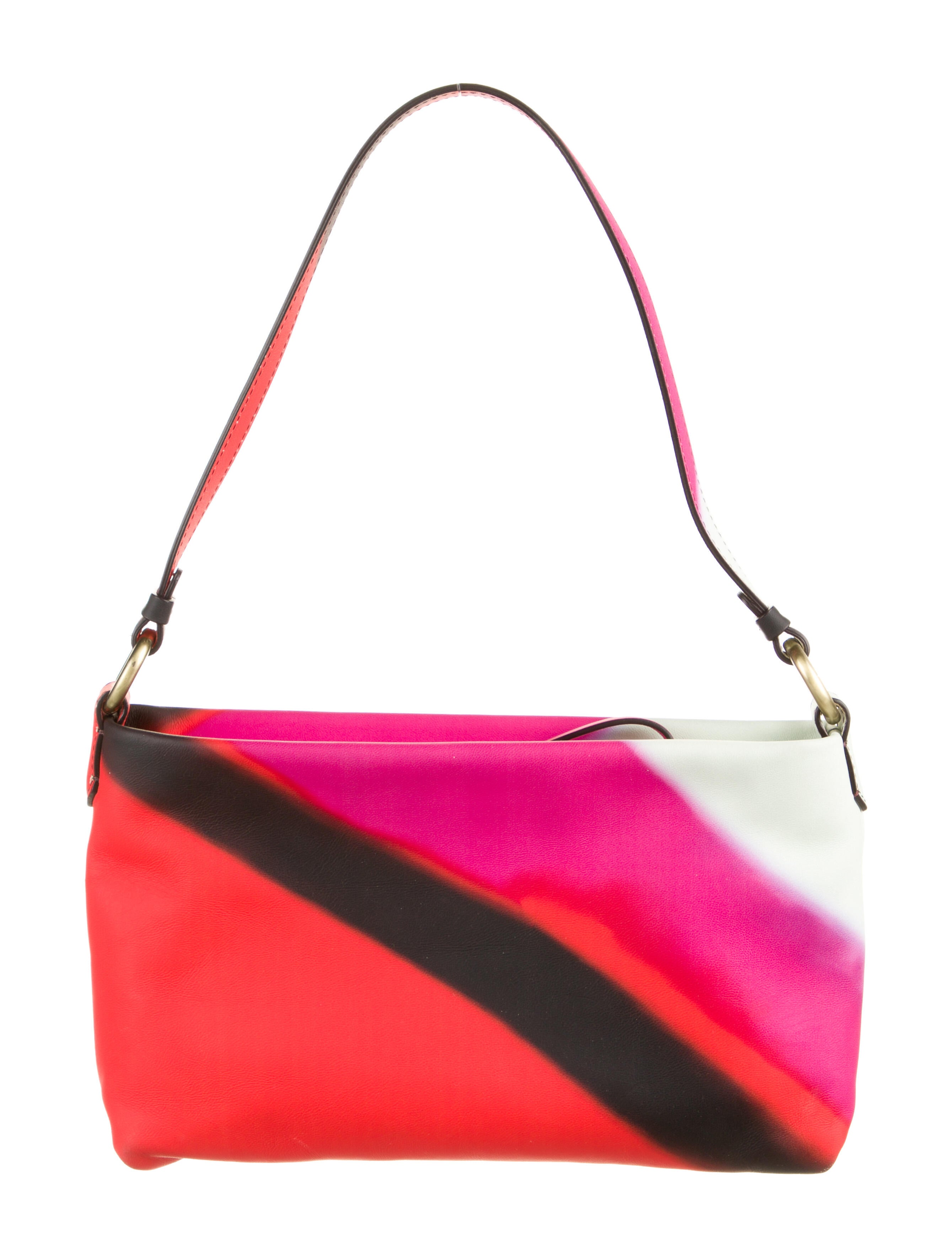 Dries Van Noten Len Lye Leather Shoulder Bag - Red Shoulder Bags