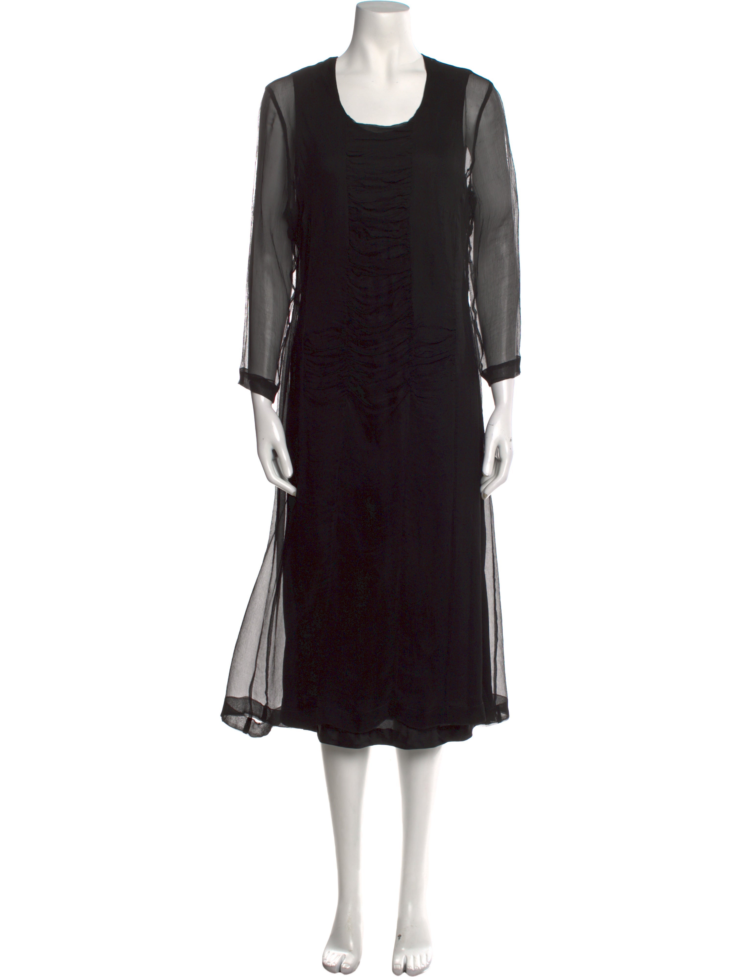 Dries Van Noten Silk Midi Length Dress w/ Tags