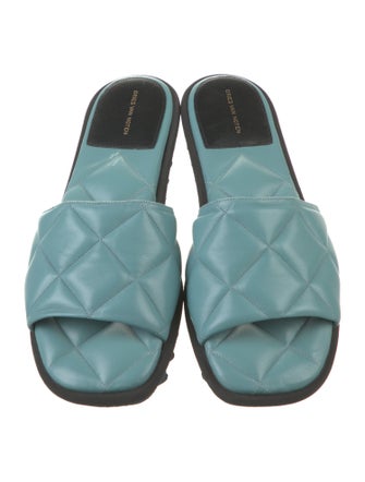 Dries Van Noten Leather Slides
