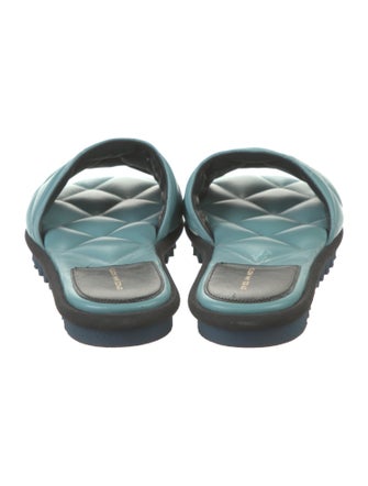 Dries Van Noten Leather Slides