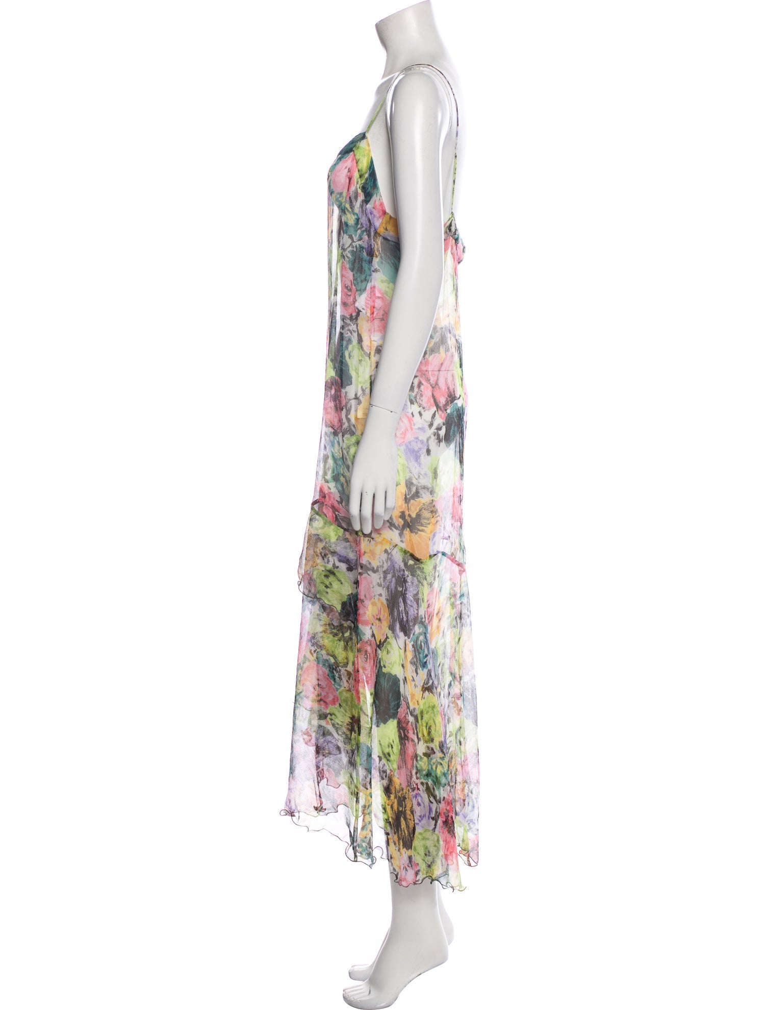 Dries Van Noten Silk Long Dress
