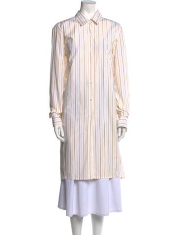 Dries Van Noten Tops Striped Long Sleeve Tunic Us8, Fr40 | M