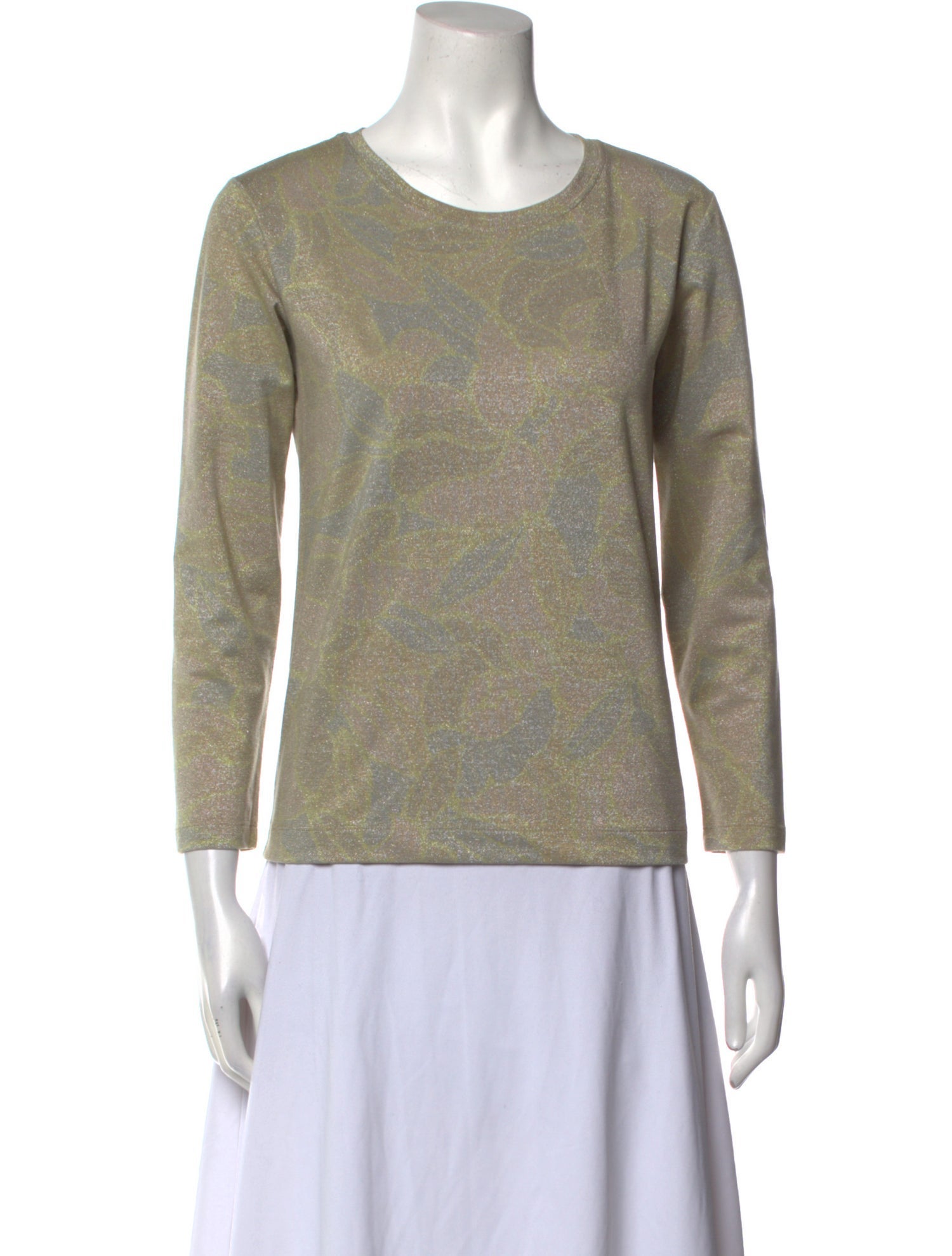 Dries Van Noten Scoop Neck Long Sleeve Sweatshirt