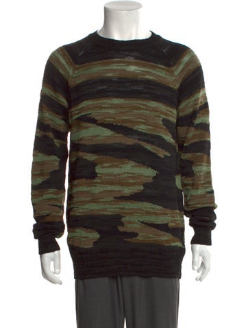 Dries Van Noten Sweaters Striped Crew Neck Pullover L