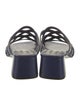 Dries Van Noten Leather Slides