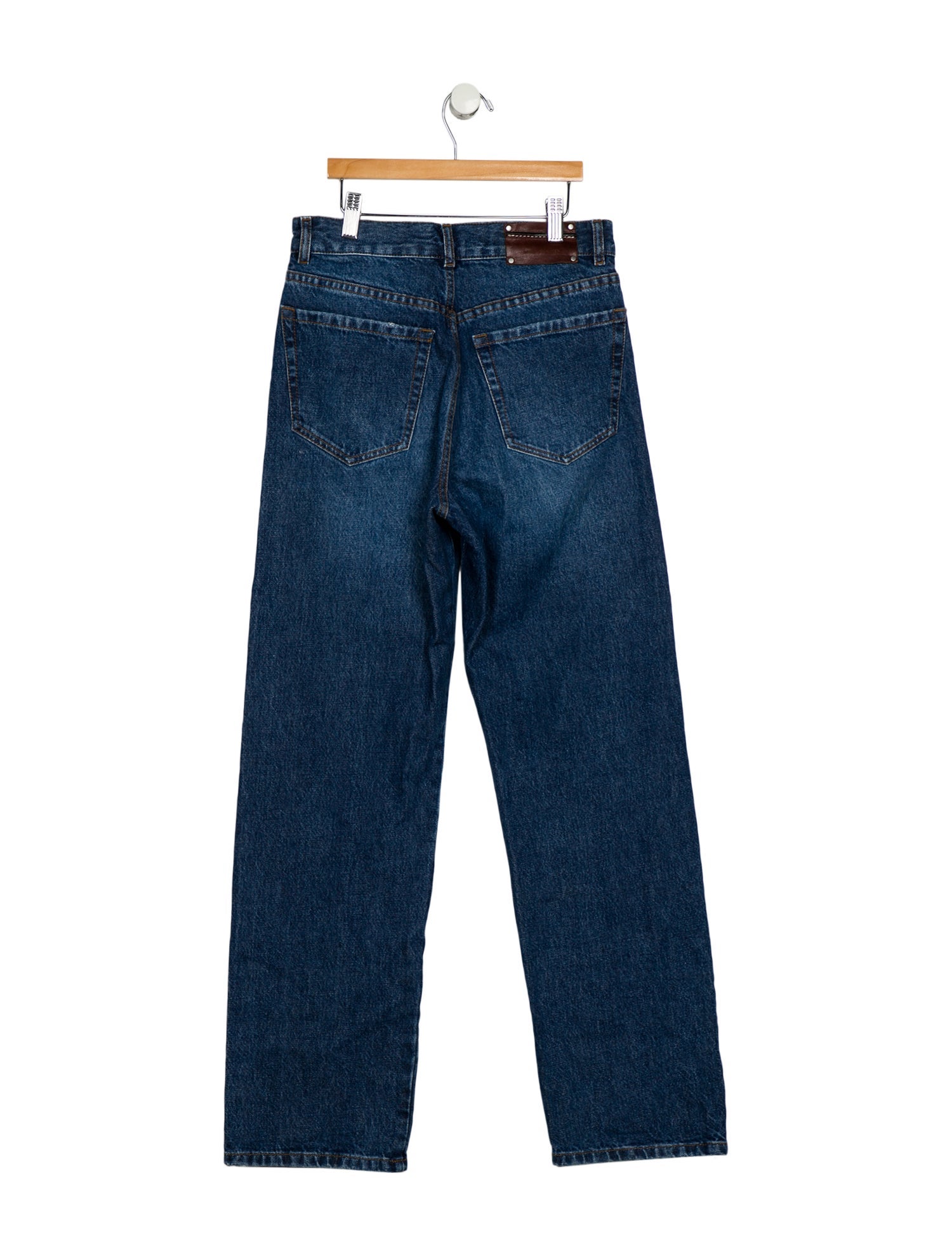 Dries Van Noten High-Rise Straight Leg Jeans