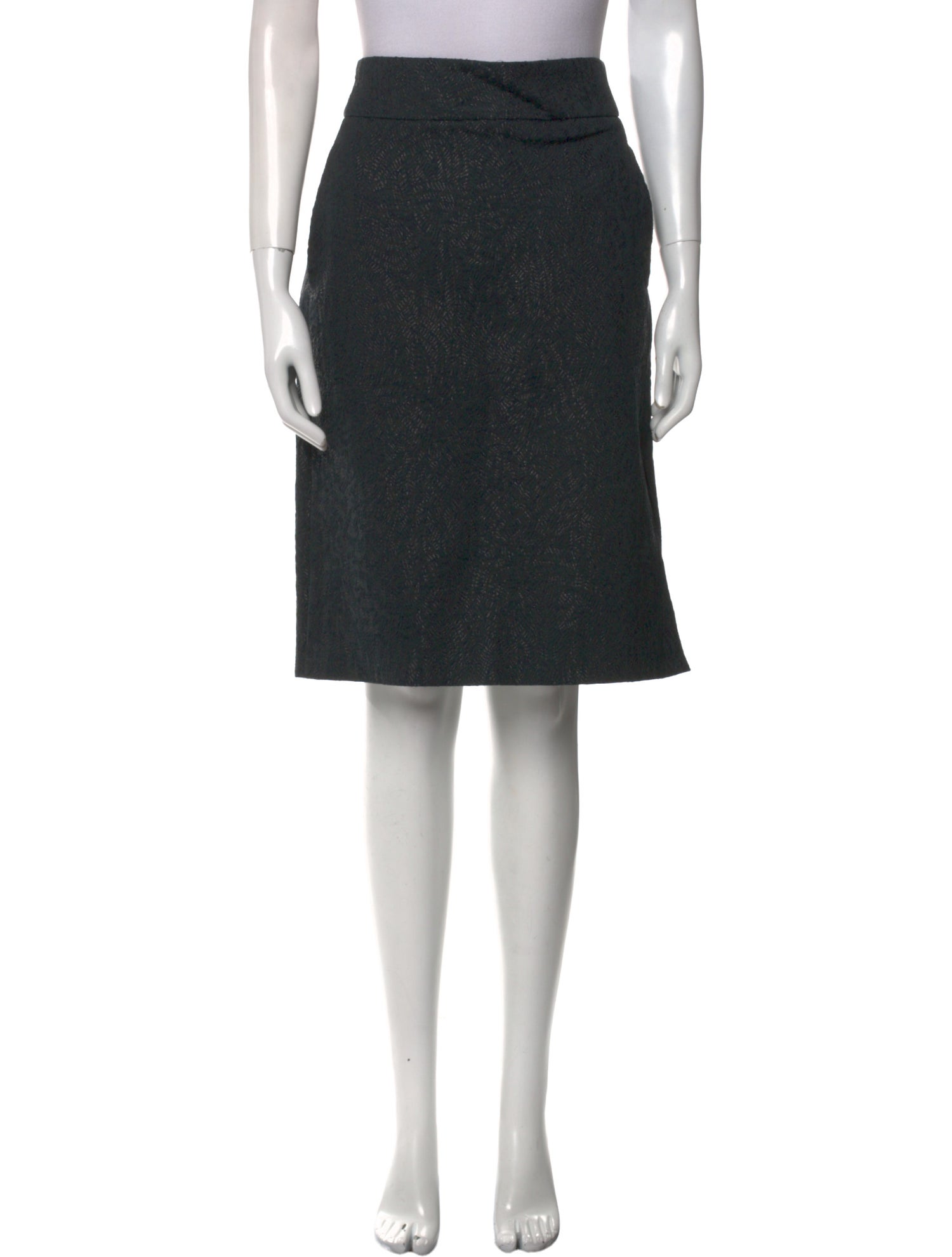 Dries Van Noten Pleated Accents Knee-Length Skirt w/ Tags