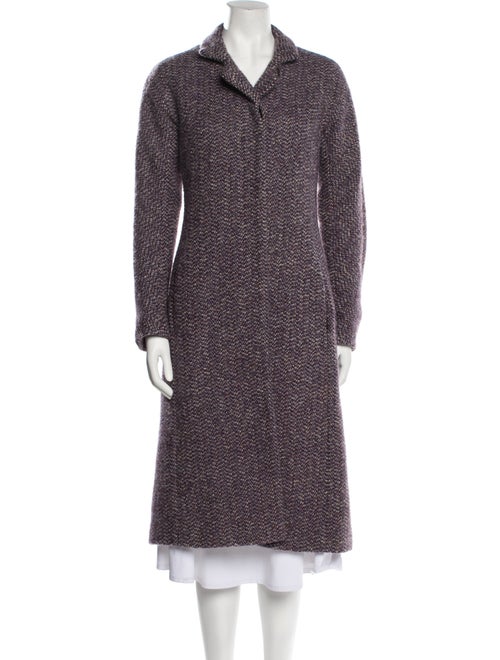 Dries Van Noten Tweed Pattern Coat