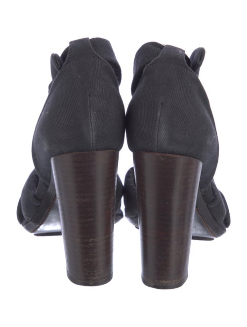 Dries Van Noten Canvas T-Strap Sandals