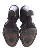 Dries Van Noten Canvas T-Strap Sandals