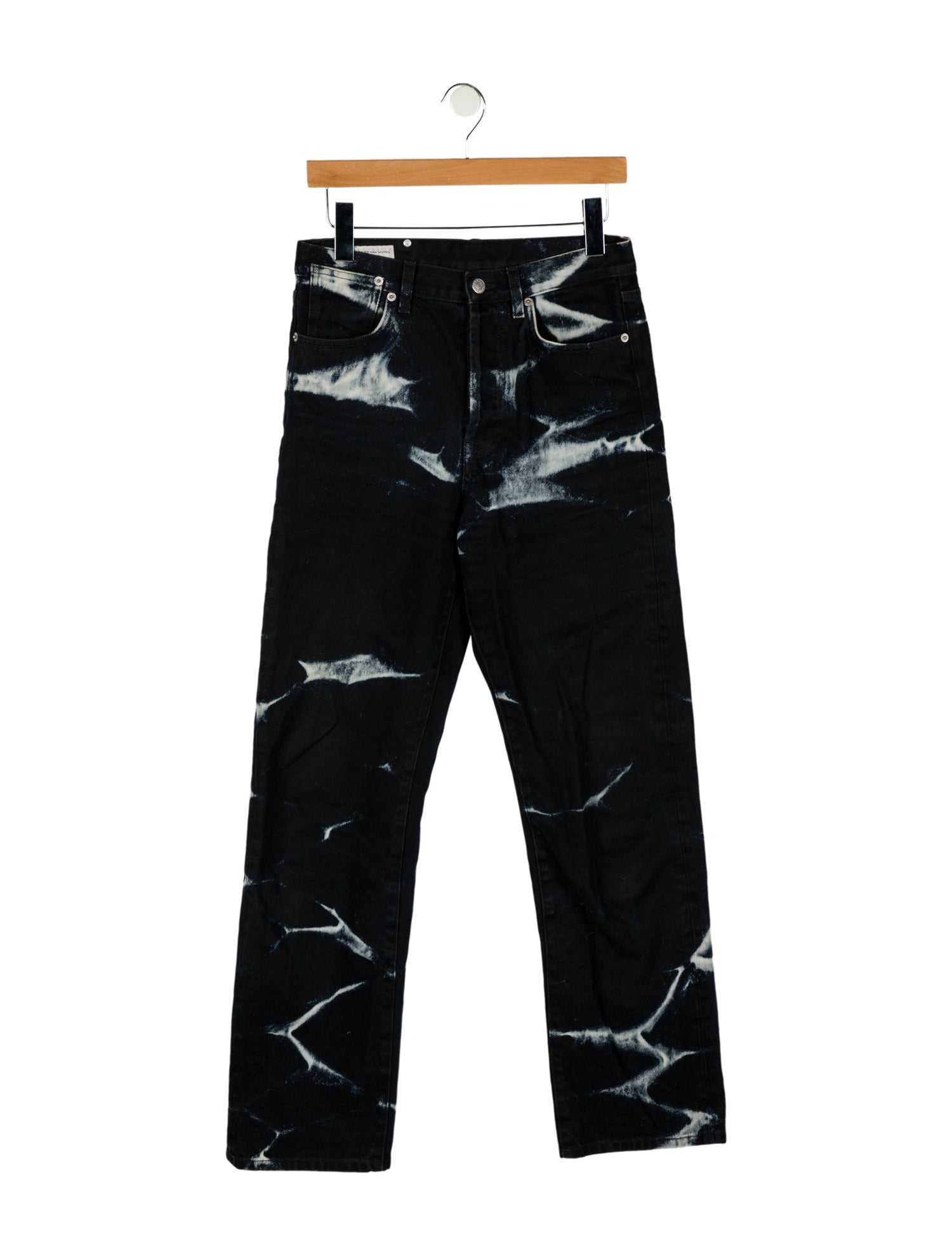 Dries Van Noten High-Rise Straight Leg Jeans
