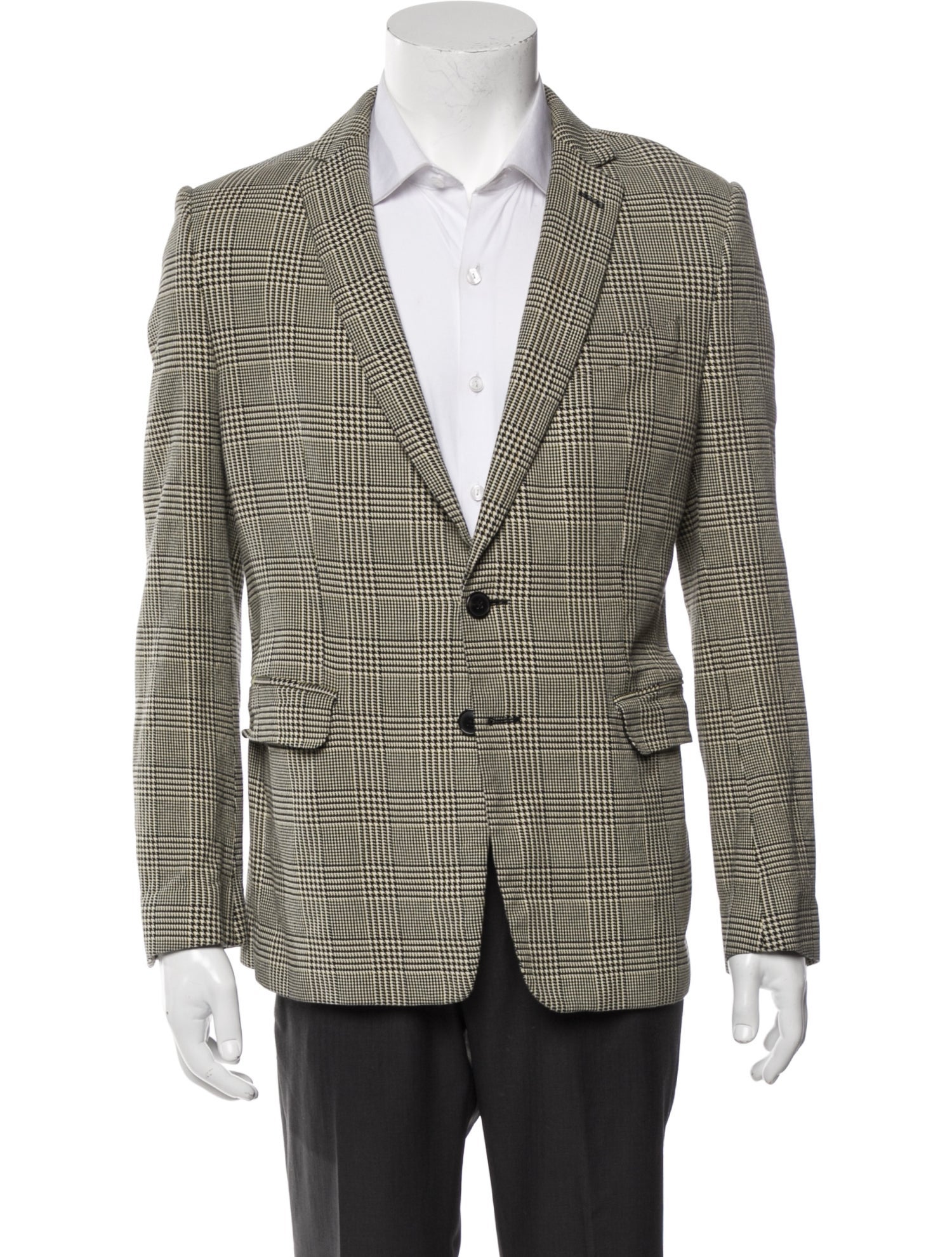 Dries Van Noten Houndstooth Print Blazer