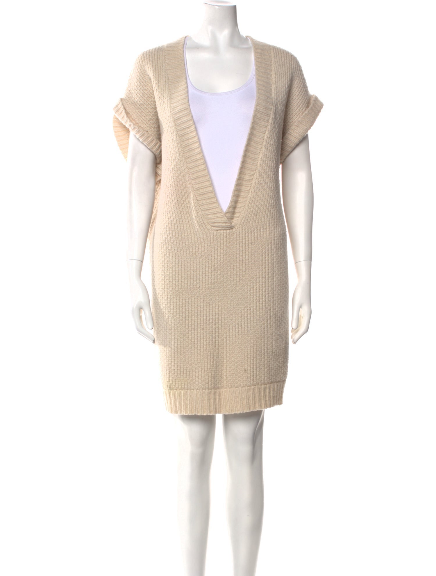 Dries Van Noten V-Neck Mini Dress