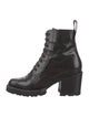 Dries Van Noten Leather Combat Boots