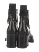 Dries Van Noten Leather Combat Boots