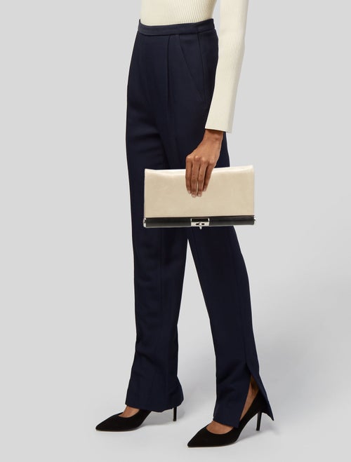 Dries Van Noten Leather Clutch