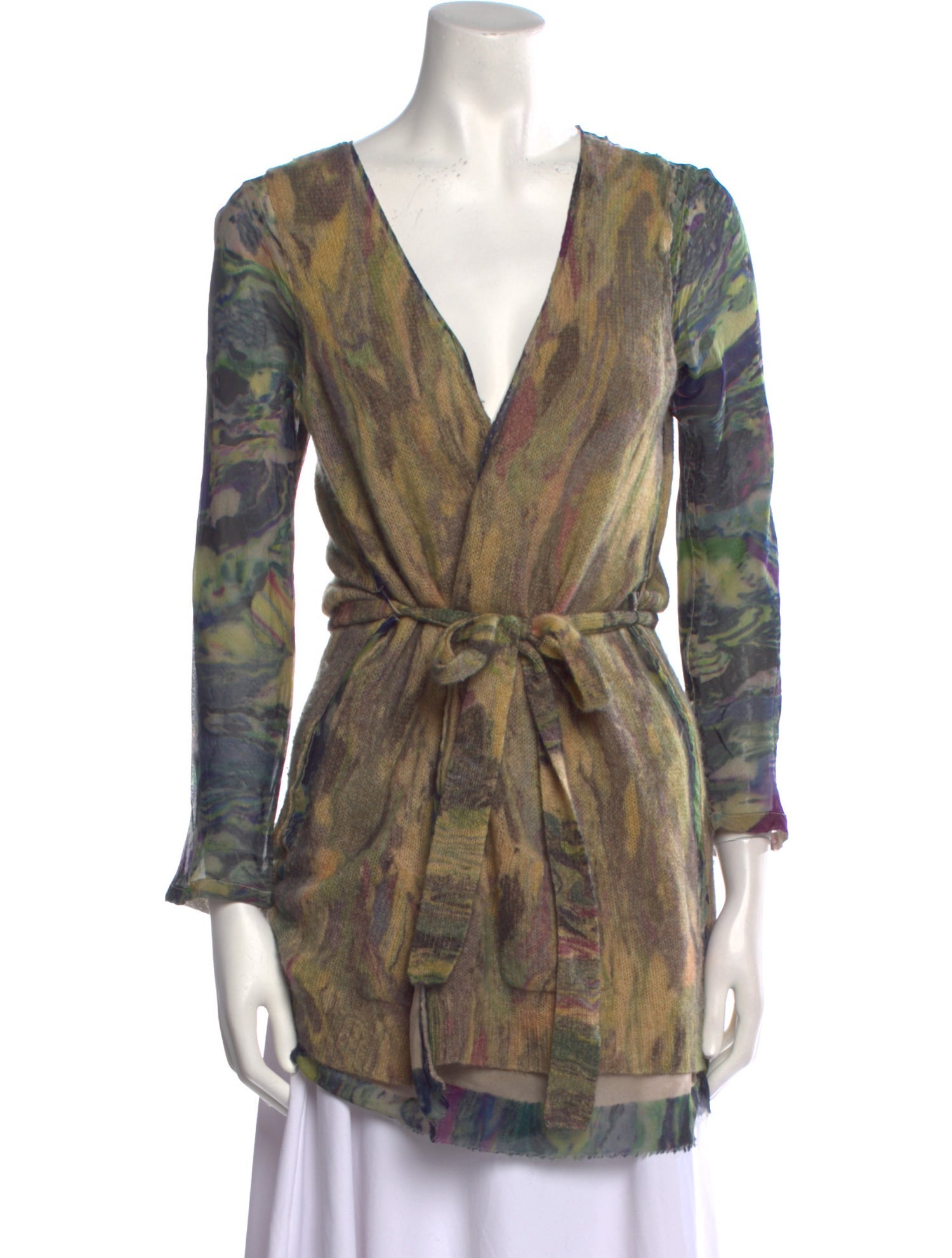 Dries Van Noten Cashmere Printed Sweater