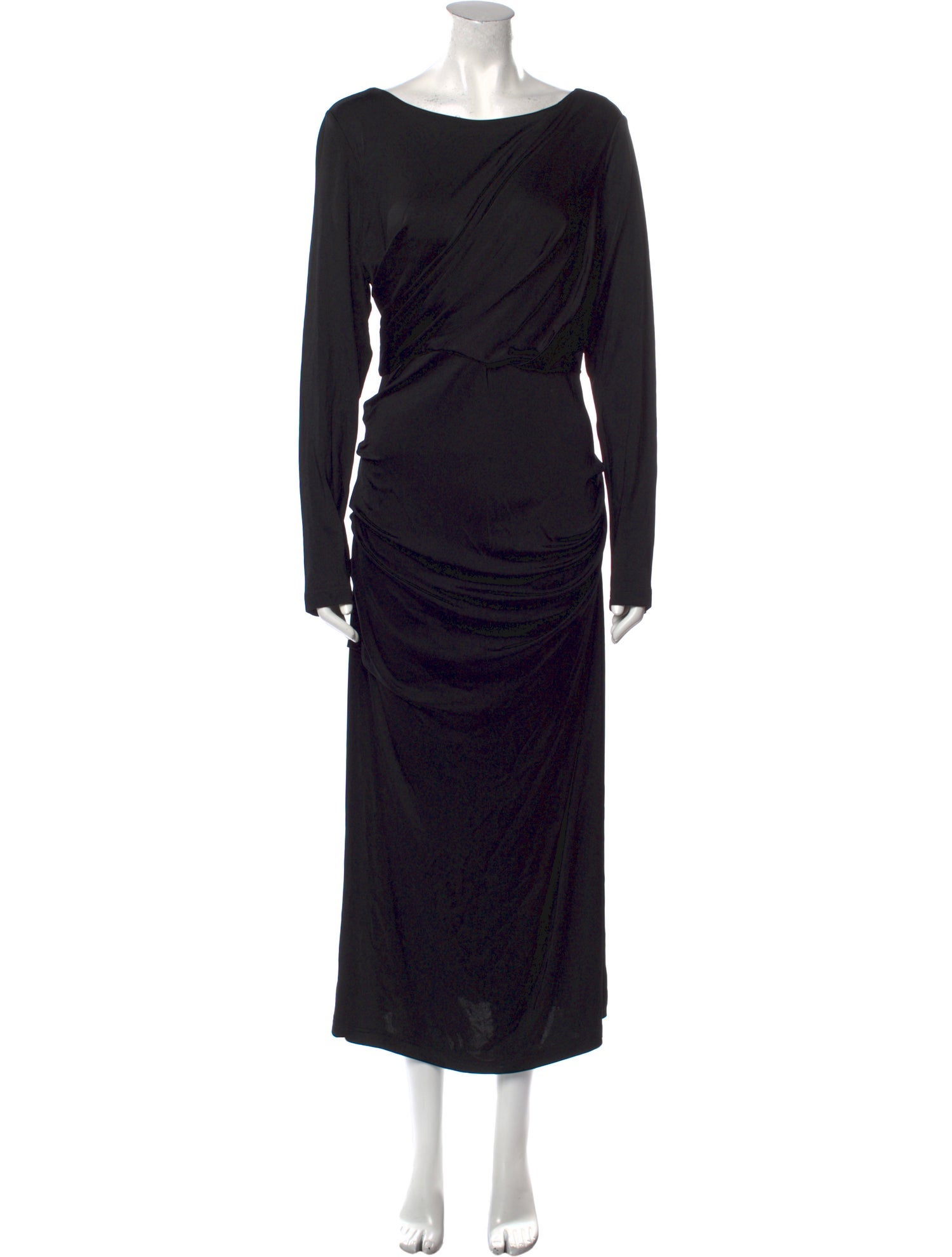 Dries Van Noten Bateau Neckline Long Dress