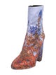 Dries Van Noten Satin Printed Boots