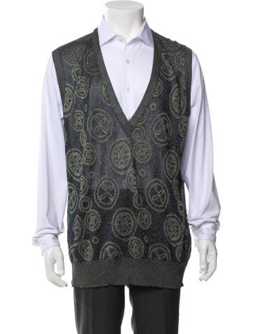 Dries Van Noten Outerwear Floral Print Vest L