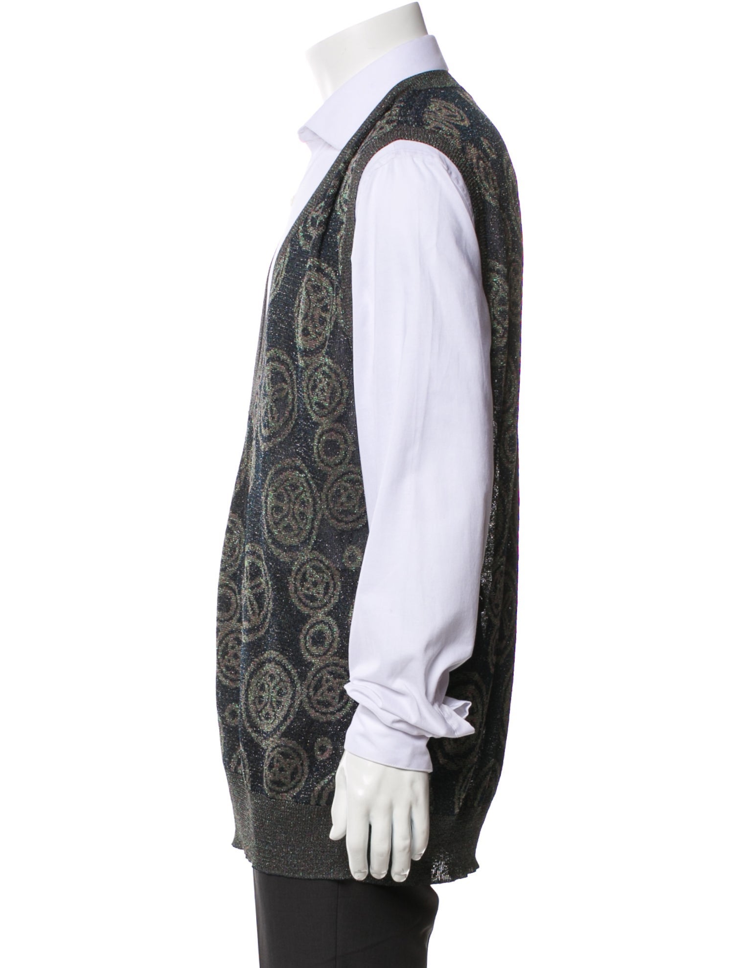 Dries Van Noten Floral Print Vest