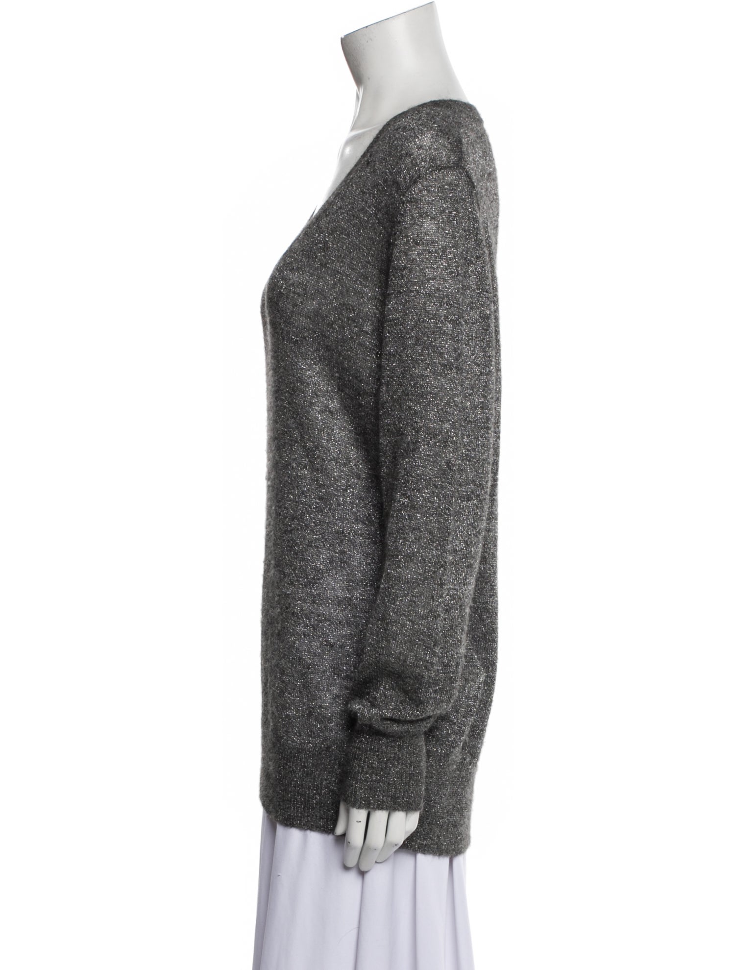 Dries Van Noten Alpaca V-Neck Sweater