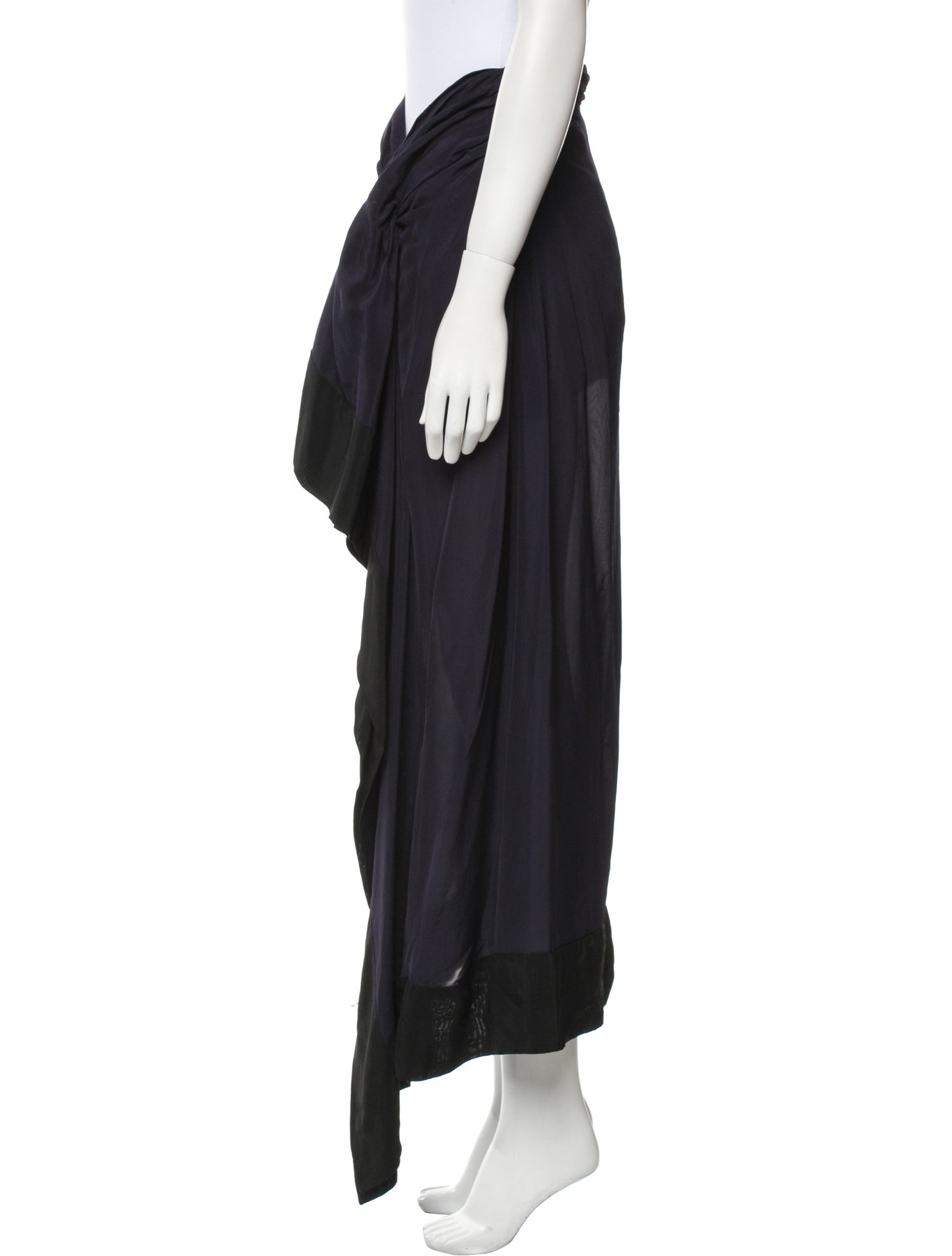 Dries Van Noten Ruffle Embellishment Long Skirt