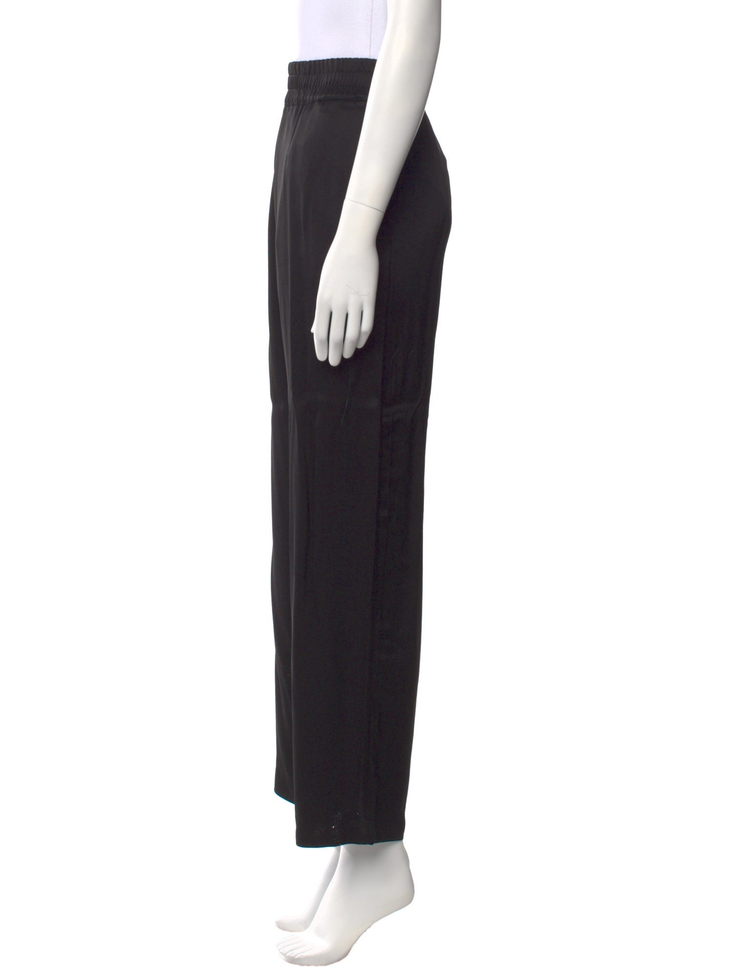 パンツ DRIES VAN NOTEN Women Straight Pants 111071610 900 BLACK Dries Van Noten: Black Straight-Leg Trousers | SSENSE