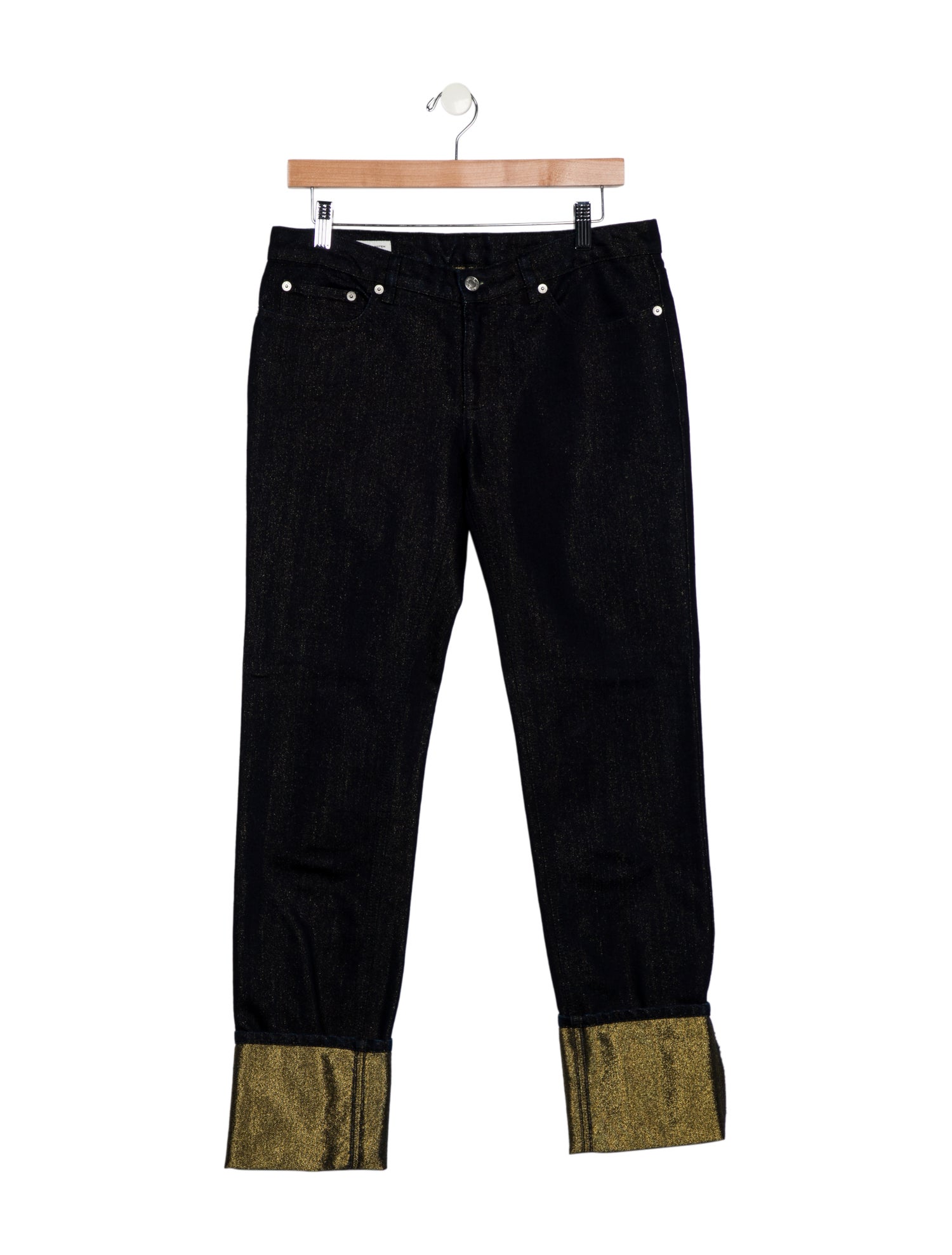 Dries Van Noten Mid-Rise Straight Leg Jeans