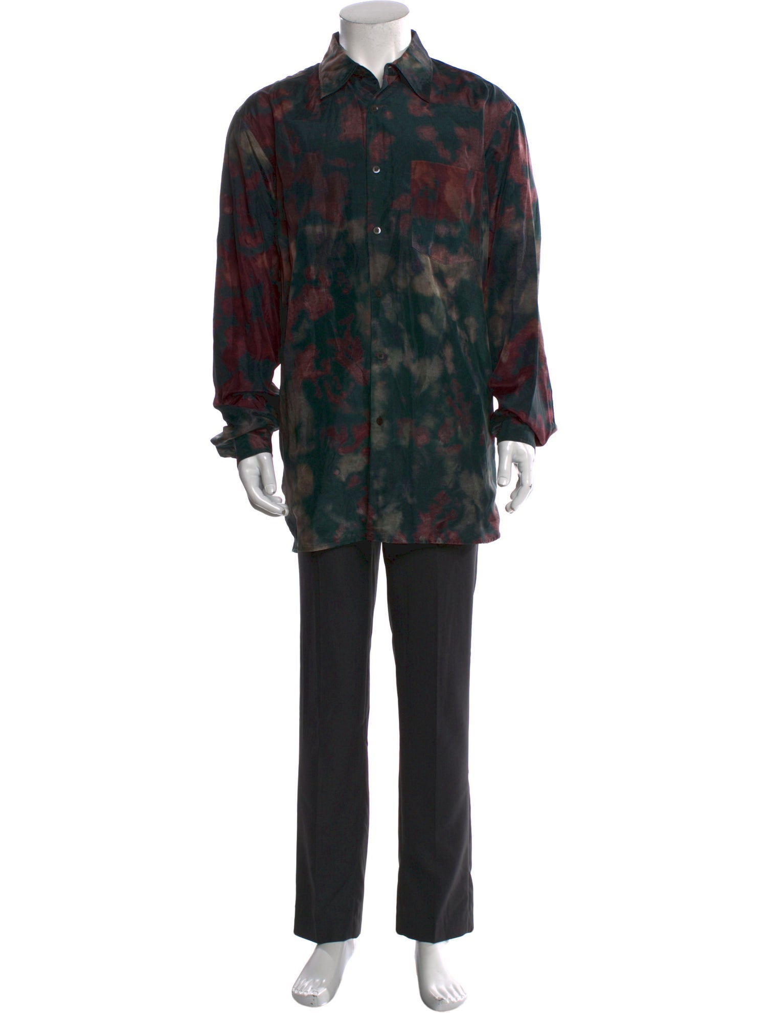 Dries Van Noten Silk Printed Shirt