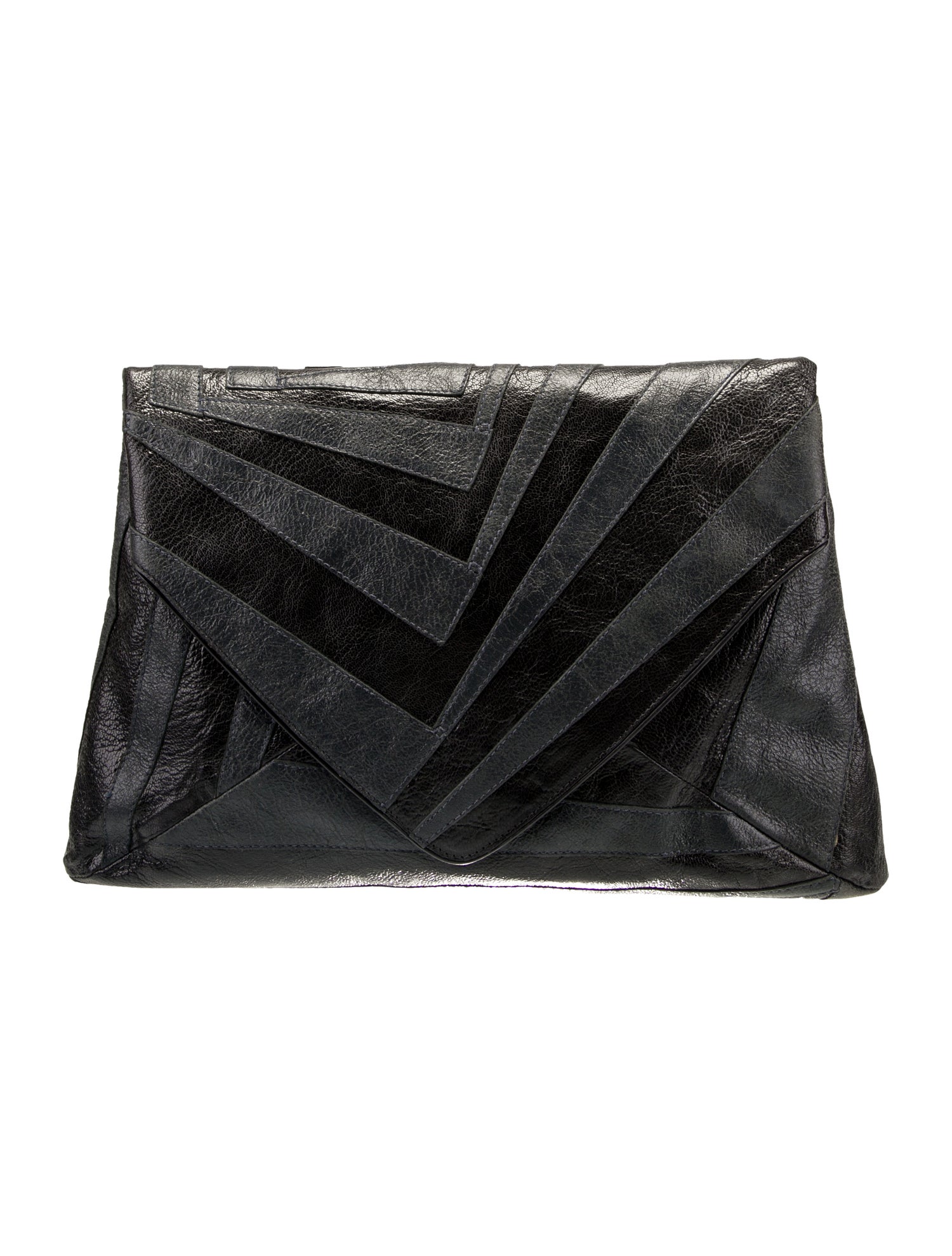 Dries Van Noten Leather Clutch
