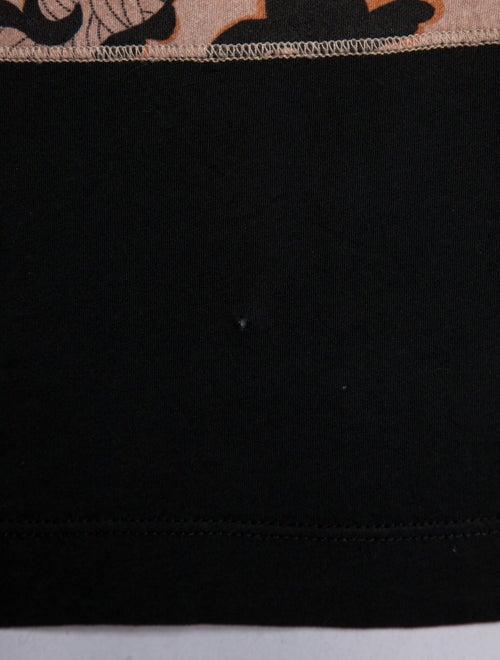 Dries Van Noten Graphic Print Bateau Neckline Top