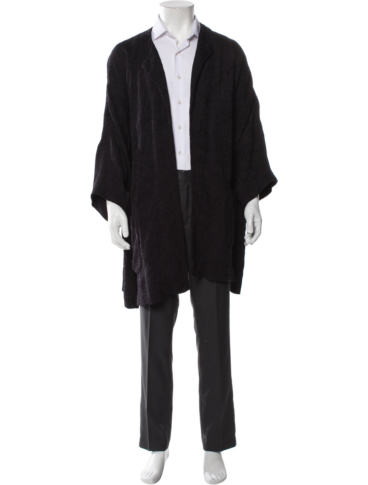 Dries Van Noten Open Front Long Sleeve Cardigan