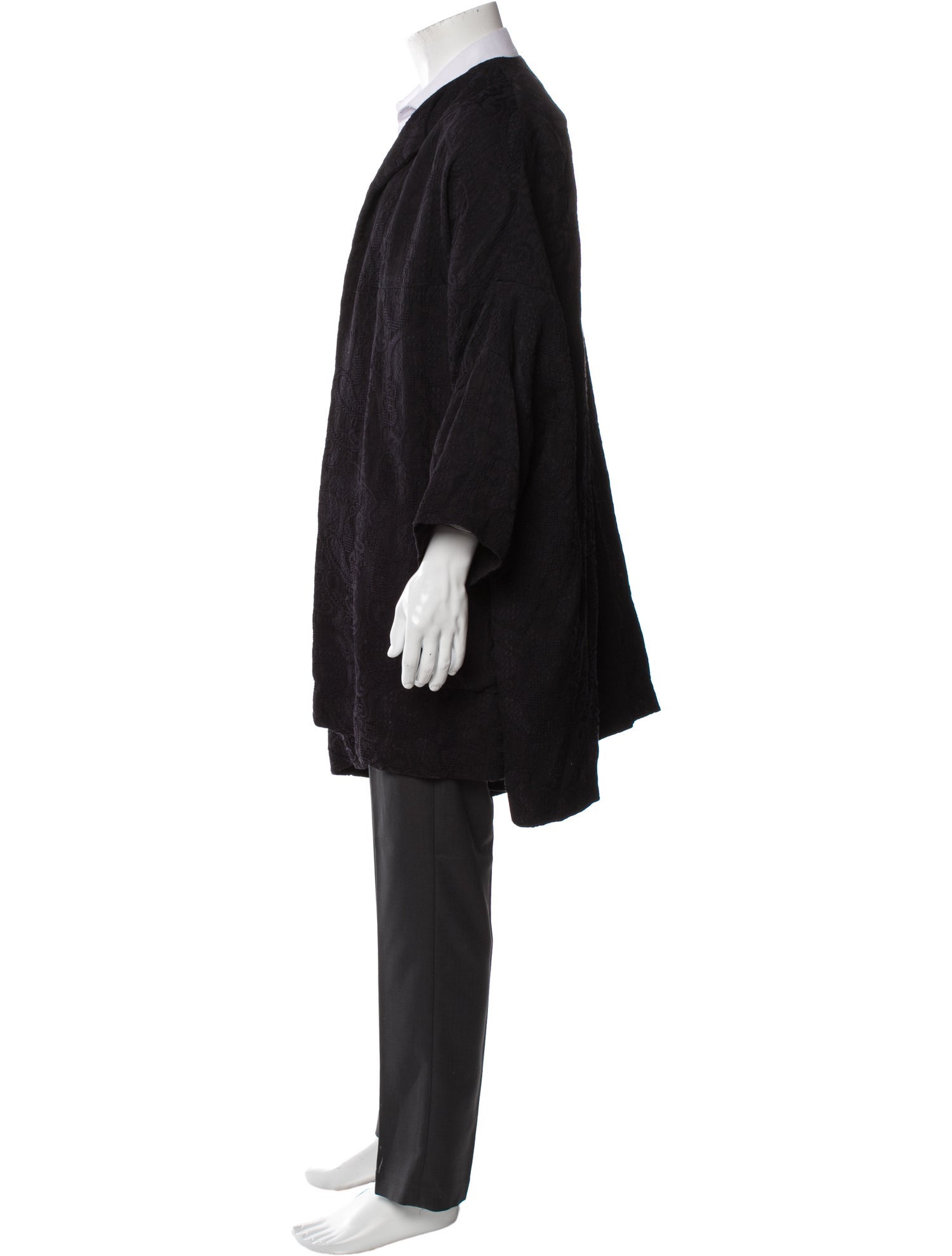 Dries Van Noten Open Front Long Sleeve Cardigan