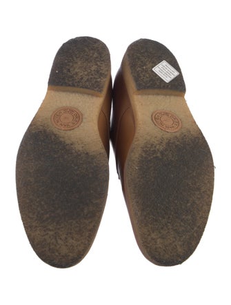 Dries Van Noten Leather Printed Derby Shoes