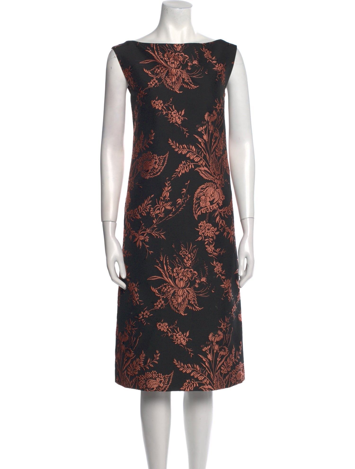 Dries Van Noten Floral Print Midi Length Dress