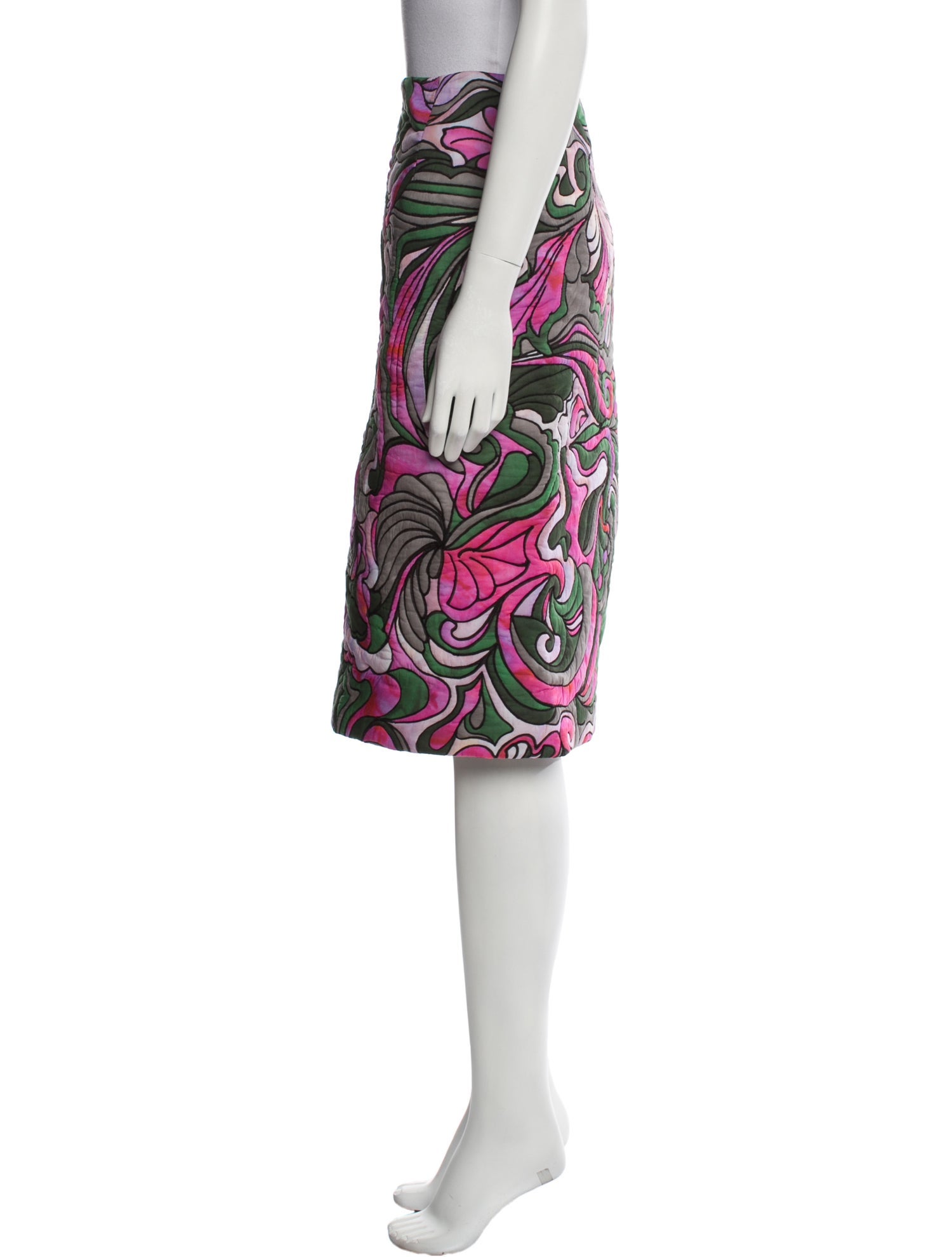 Dries Van Noten Printed Knee-Length Skirt