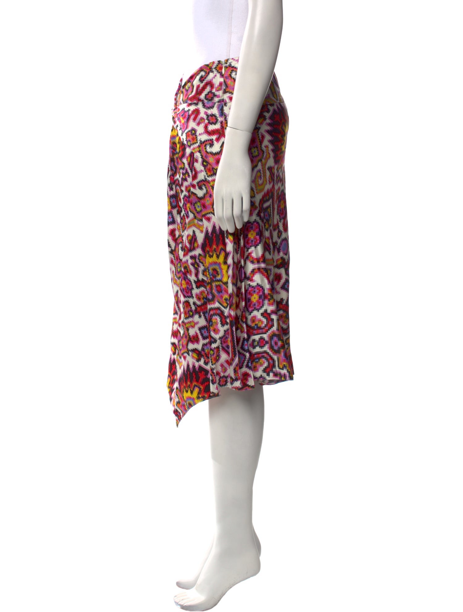 Dries Van Noten Printed Midi Length Skirt