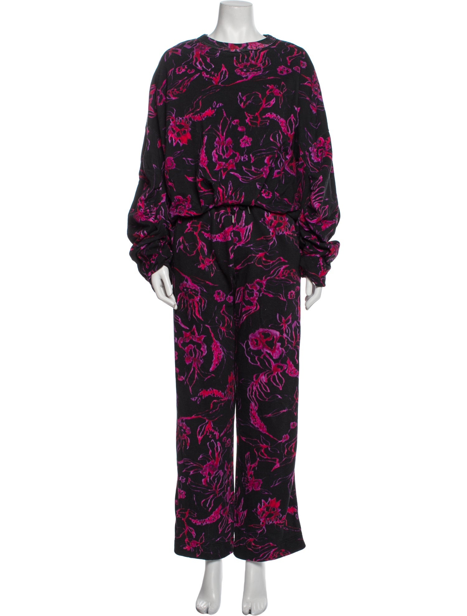 Dries Van Noten Floral Print Pantsuit